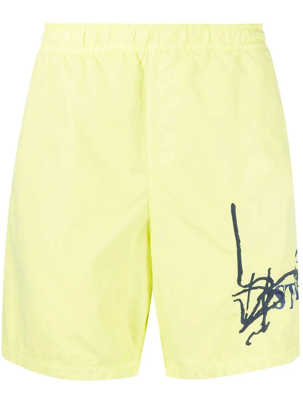

Stone Island shorts de playa con logo estampado - Amarillo