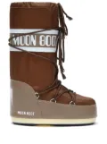 Moon Boot Icon logo-tape snow boots - Brown