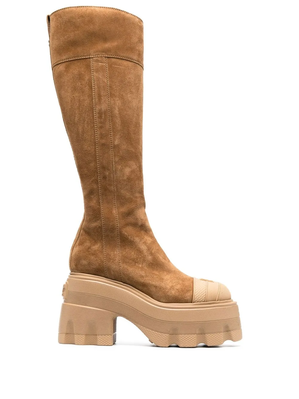 

Casadei knee-high suede boots - Neutrals