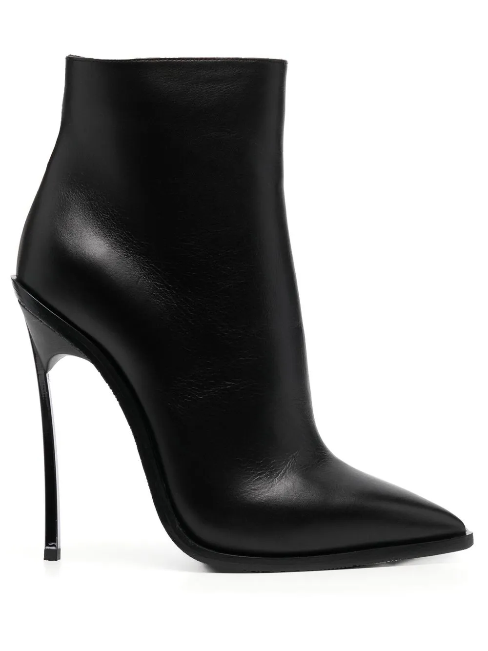 

Casadei pointed leather boots - Black