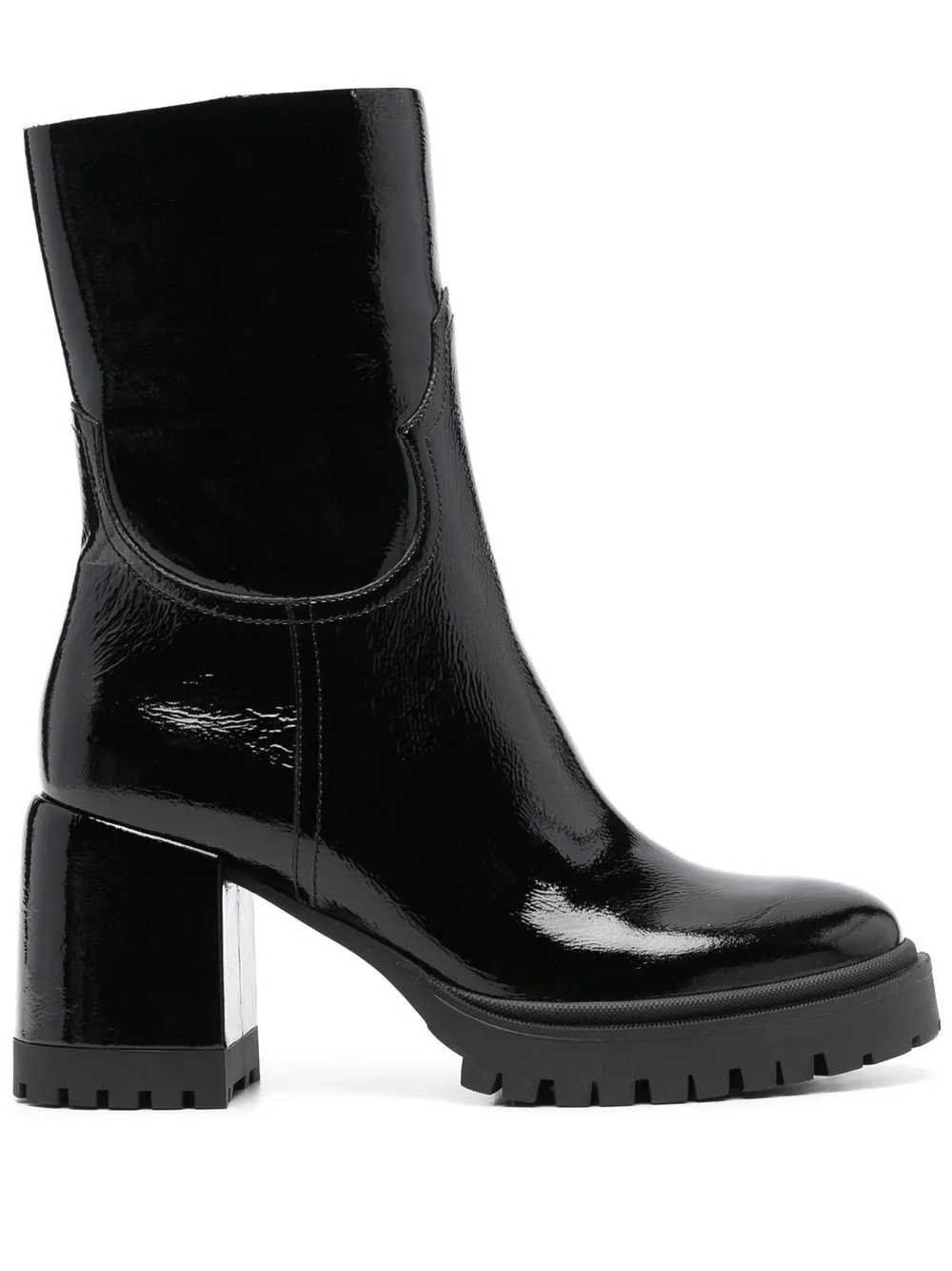 

Casadei patent-leather ankle boots - Black