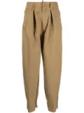 DSQUARED2 cotton tapered trousers - Neutrals