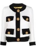 DSQUARED2 cropped tweed jacket - White