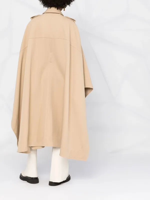 Chloé virgin-wool cape-coat - Farfetch