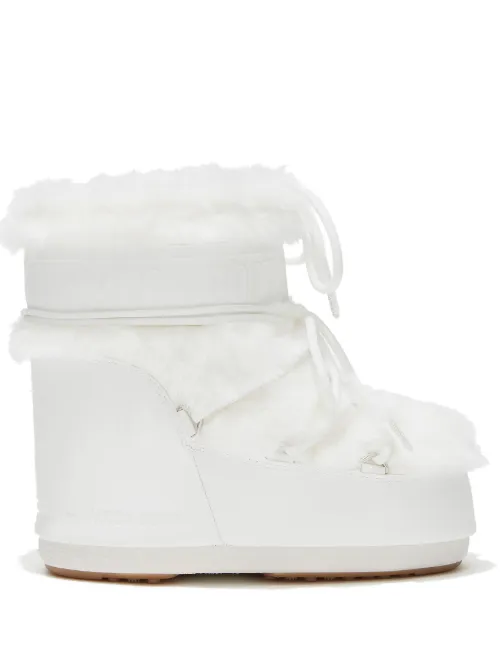 Après-ski Icon en fourrure artificielle - Moon Boot - Modalova