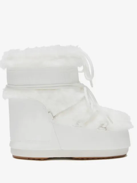 Moon Boot icon low faux-fur boots
