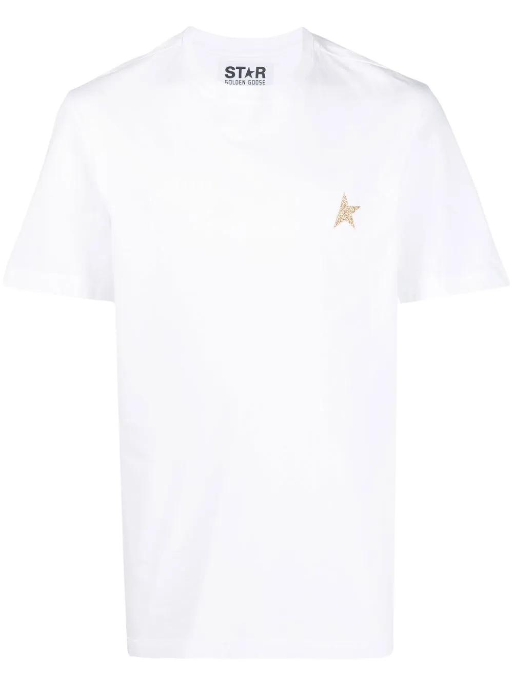 

Golden Goose glittered-star cotton T-shirt - White