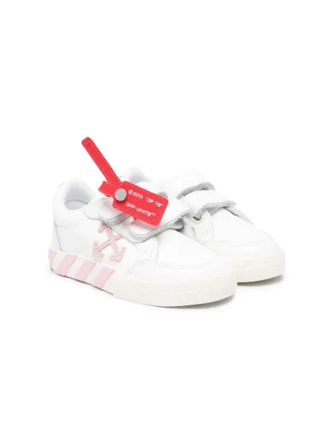 Off-White Kids سنيكر بسير لمس وشارة شعار الماركة