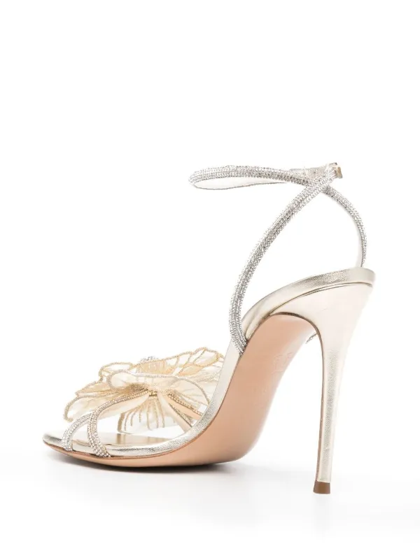 Casadei deals gold sandals