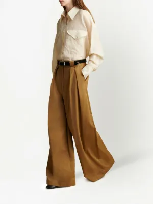 KHAITE Wide-Leg Pants for Women - Shop on FARFETCH
