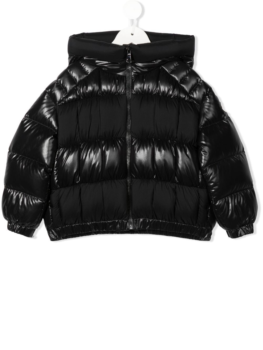 

Moncler Enfant chamarra con panel capitonado - Negro