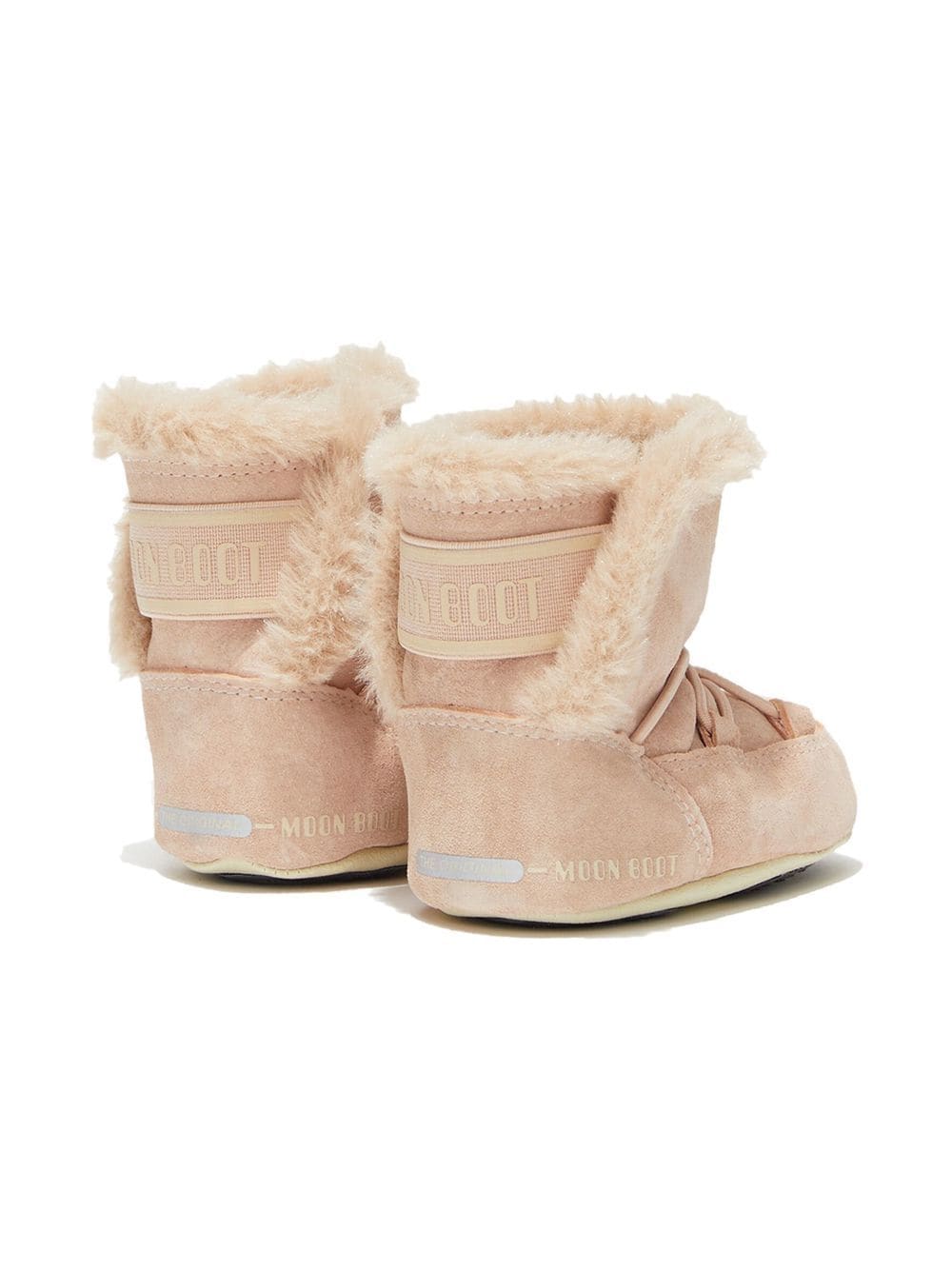 Moon Boot Kids Crib suède enkellaarzen - Beige