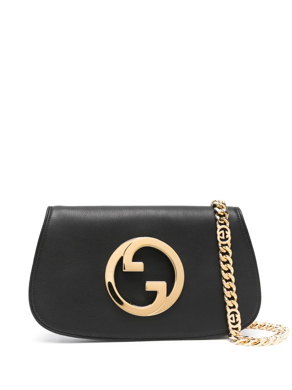 Shop Gucci Small Blondie Shoulder Bag In Black