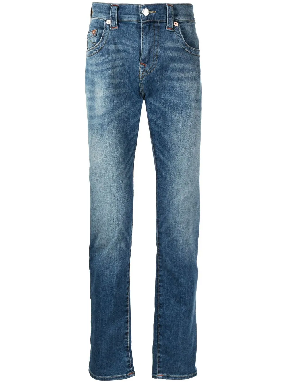 

True Religion jeans con efecto descolorido - Azul