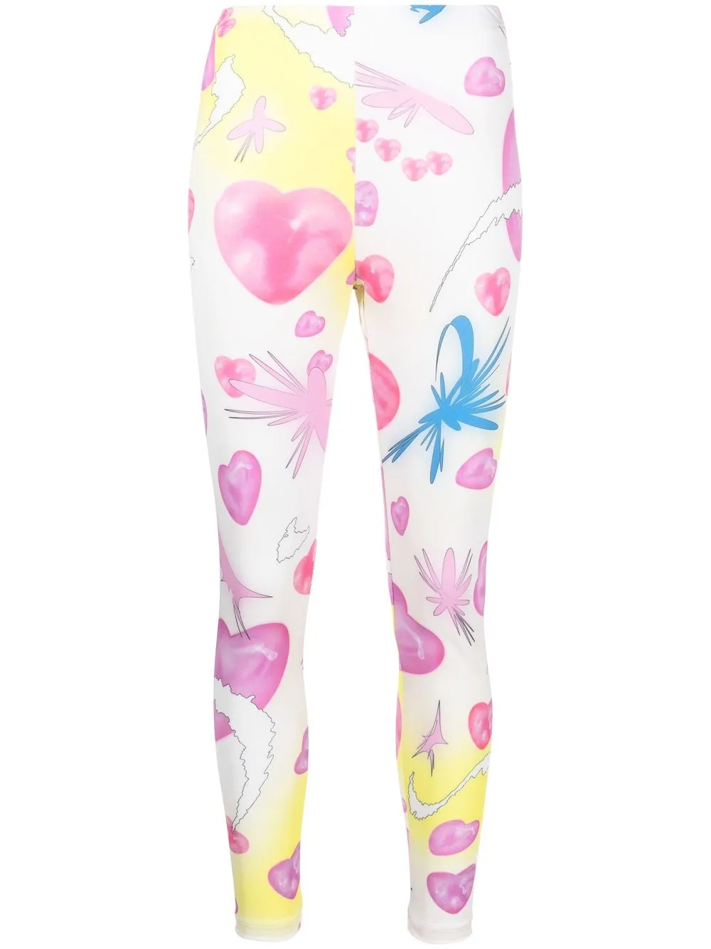 

Liberal Youth Ministry graphic-print leggings - White