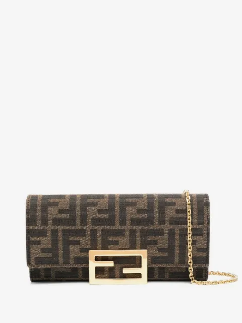 FENDI cartera con estampado FF