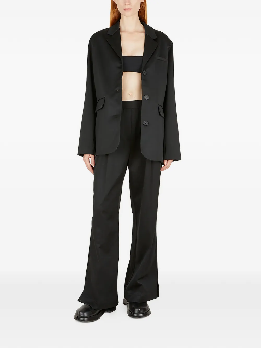  Soulland Blazer Con Botones - Negro 