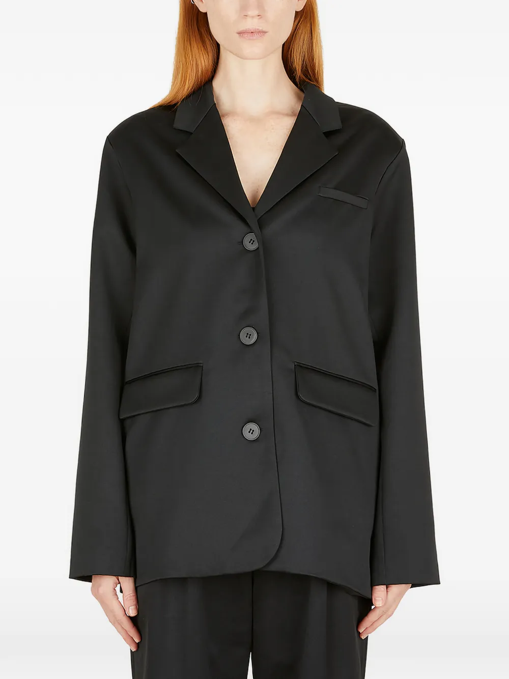Soulland Blazer con bottoni - Nero