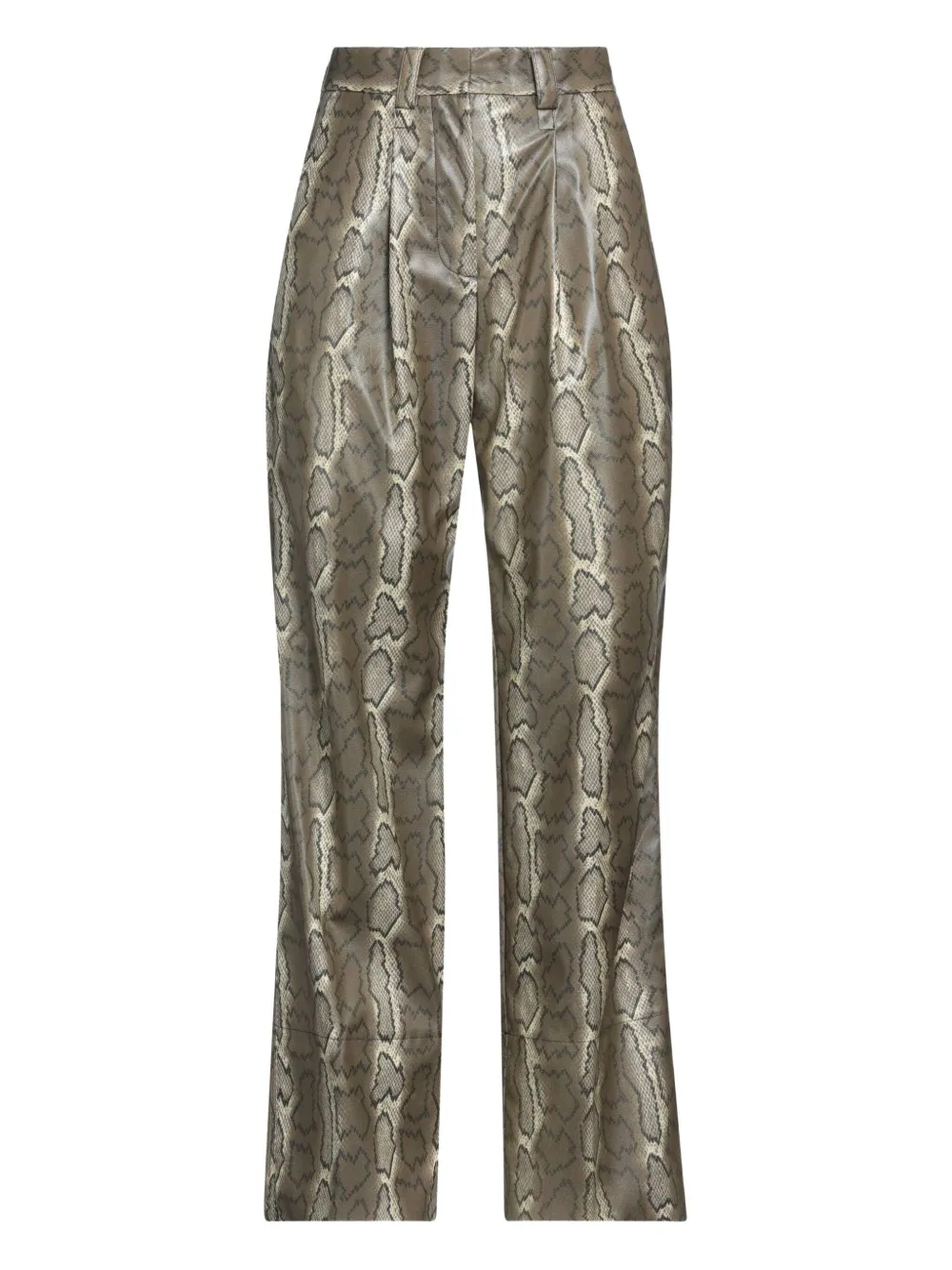 Soulland Pantaloni con stampa - Marrone