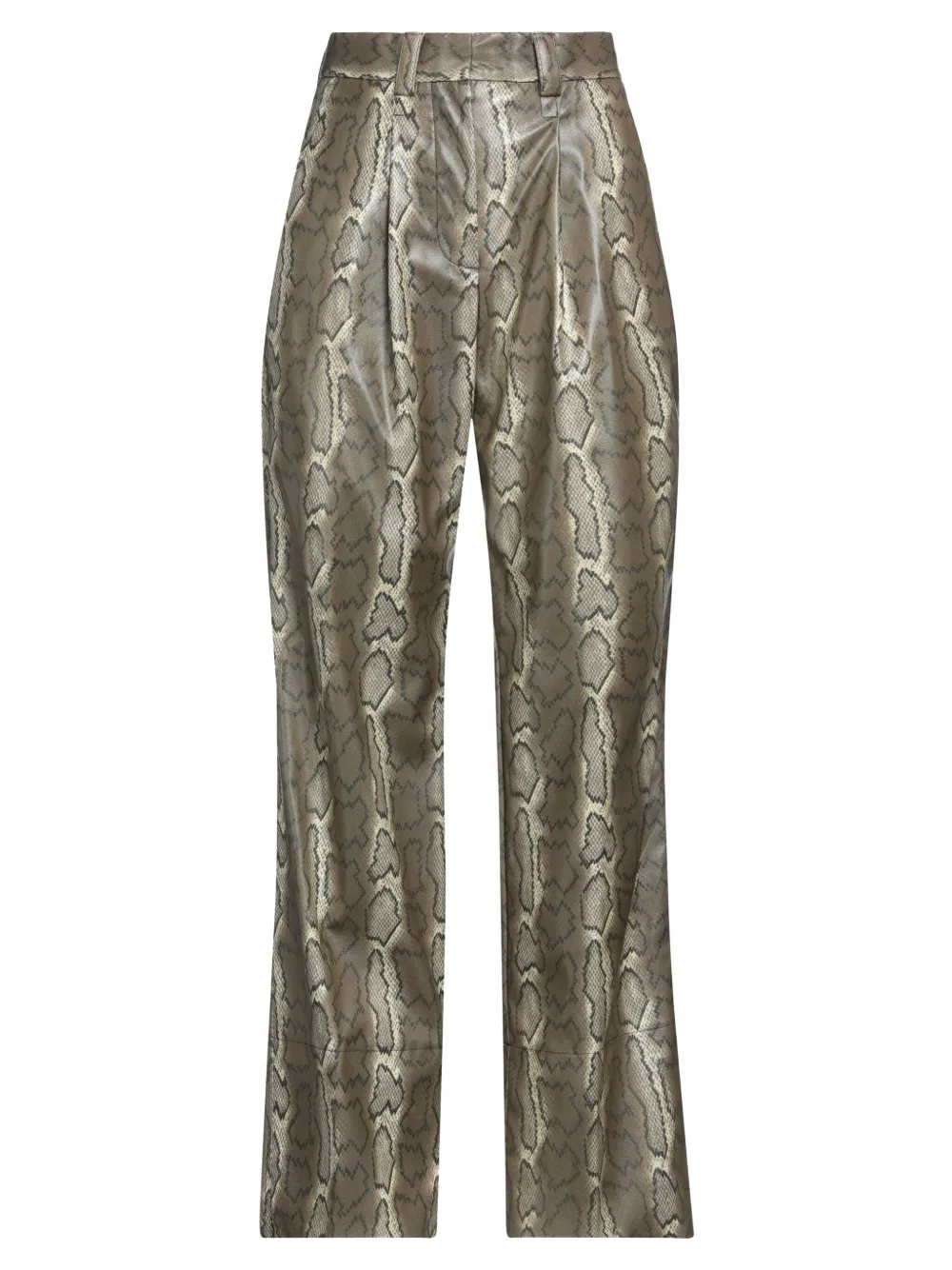  Soulland Hose Mit Schlangenmuster   Braun 