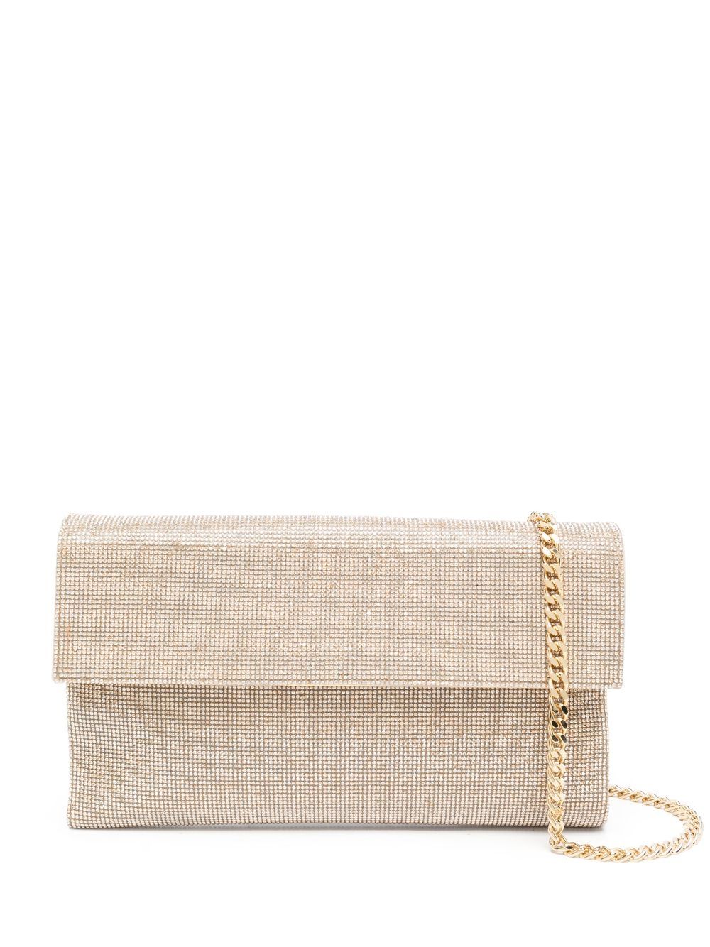 

Casadei crystal-embellished clutch bag - Neutrals