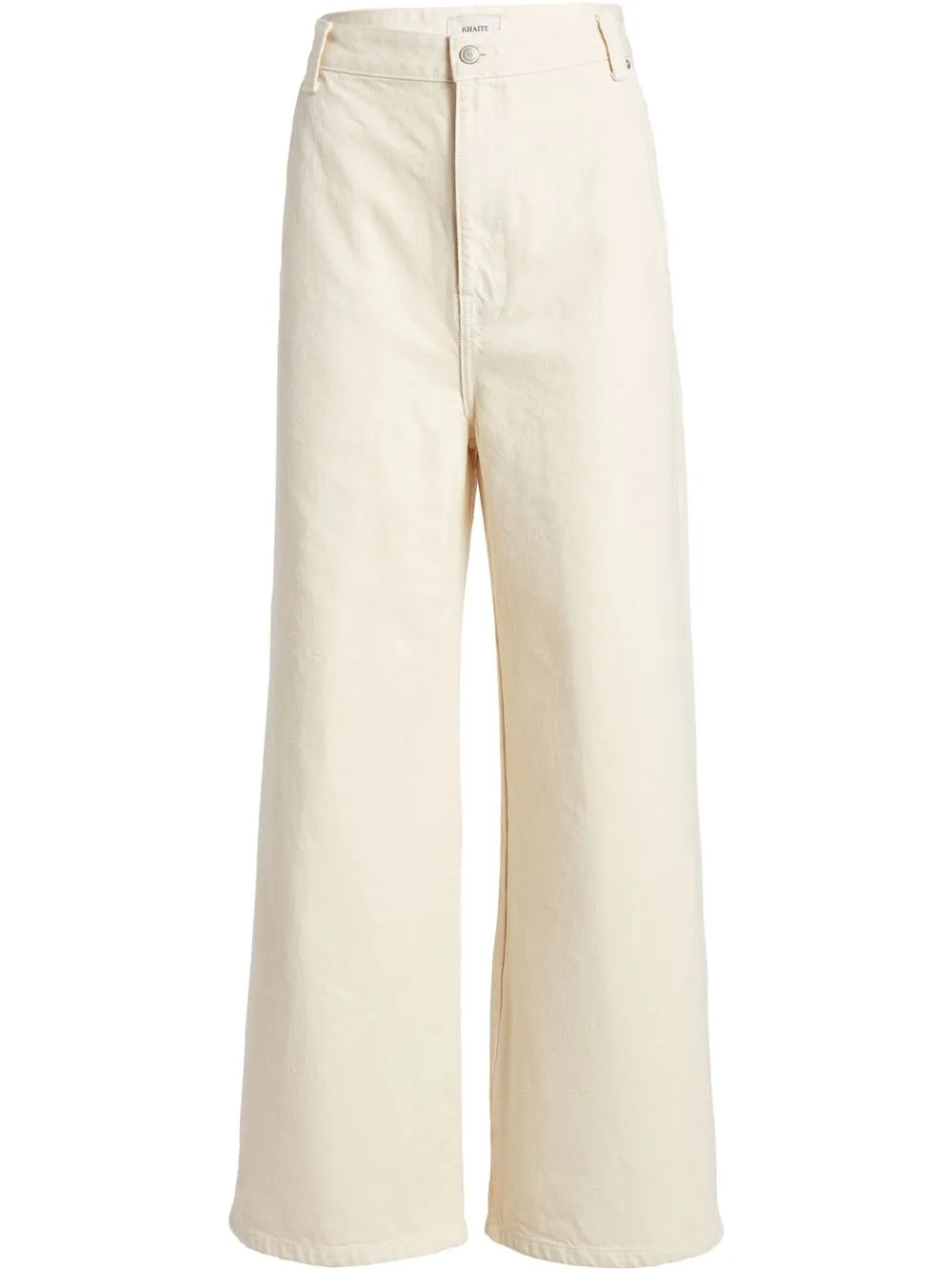 

KHAITE Ian flared leg jeans - White