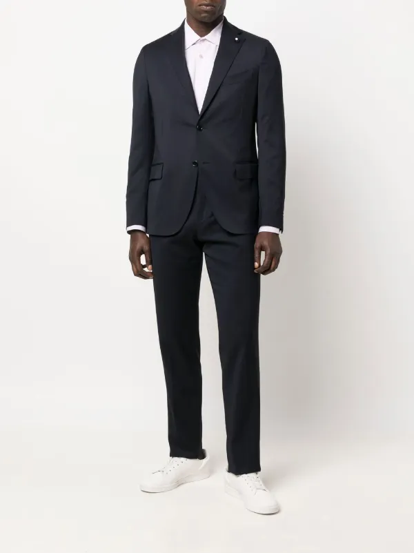 Lardini ツーピース シングルスーツ | ブルー | FARFETCH JP