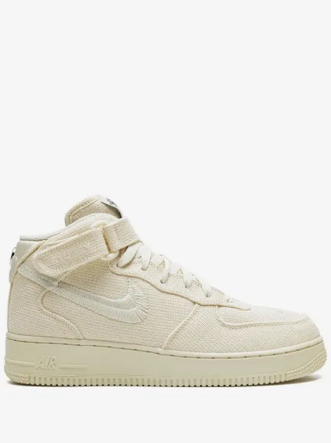 Nike 나이키 X 스투시 에어 포스 1 미드 스니커즈