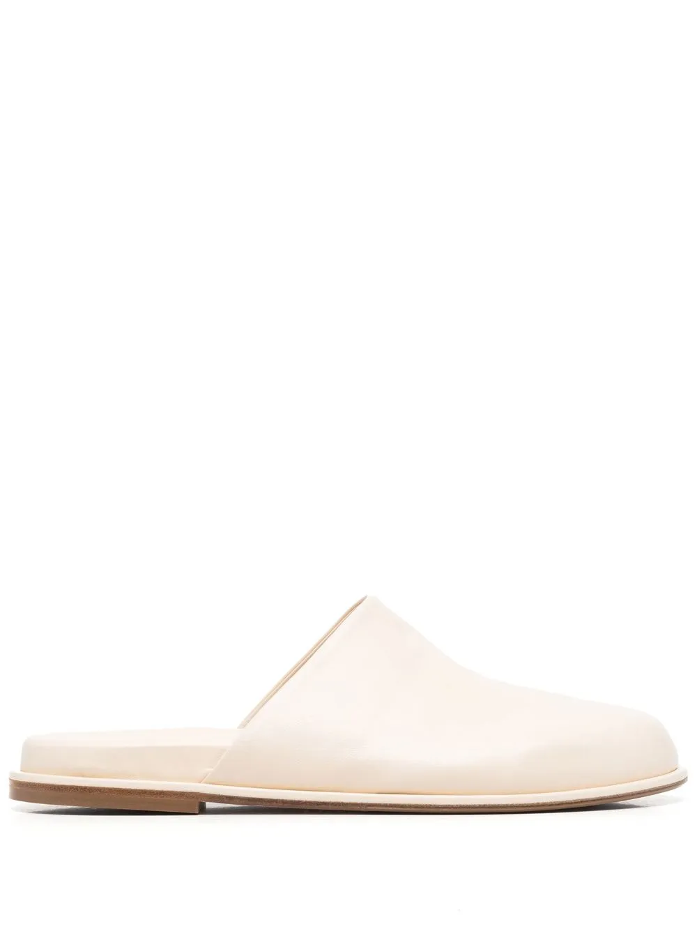 

Aeyde Arne slip-on leather mules - Neutrals