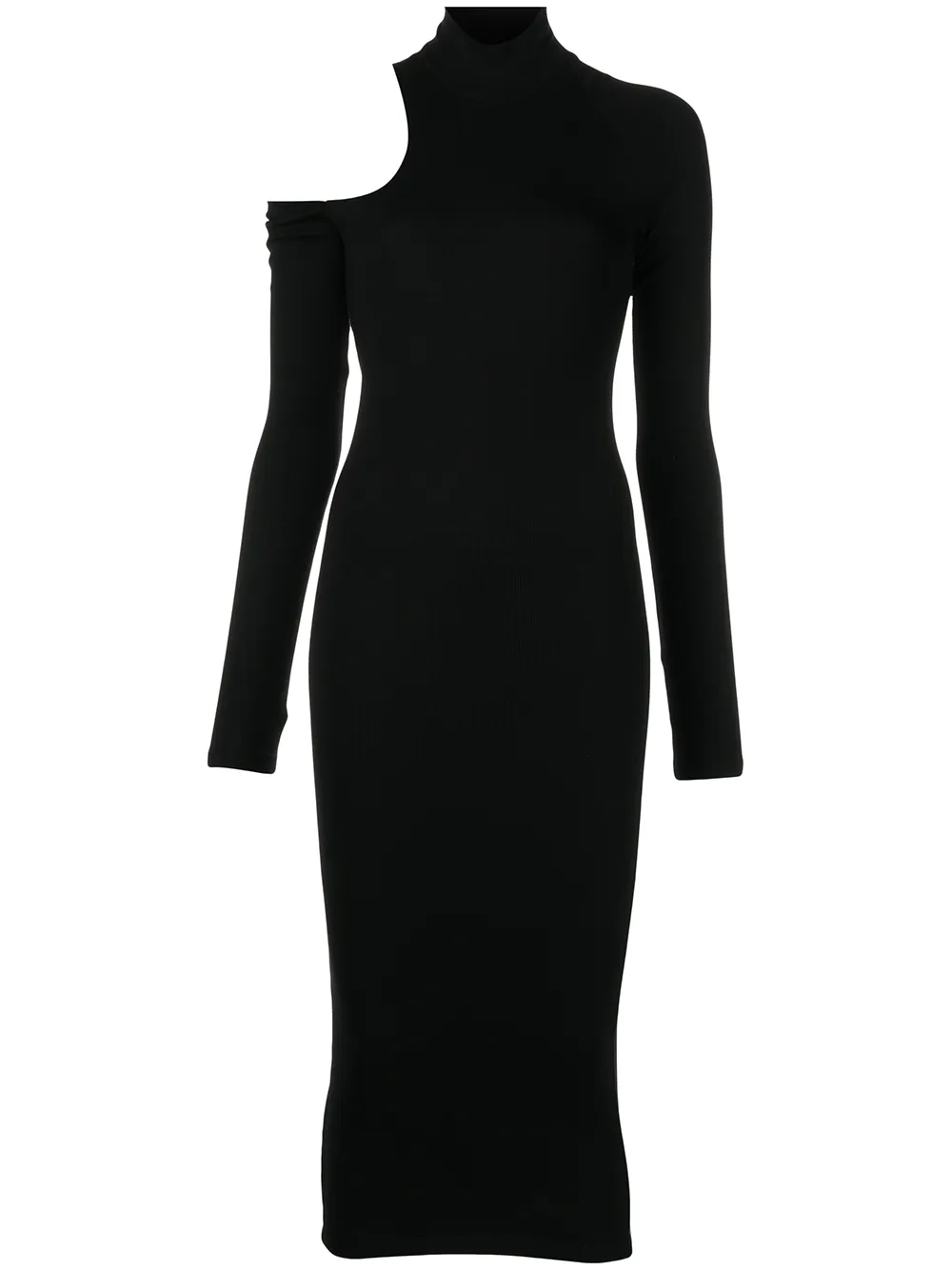 

ALIX NYC vestido midi Conner - Negro