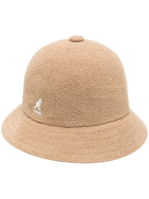 Kangol embroidered-logo bucket hat