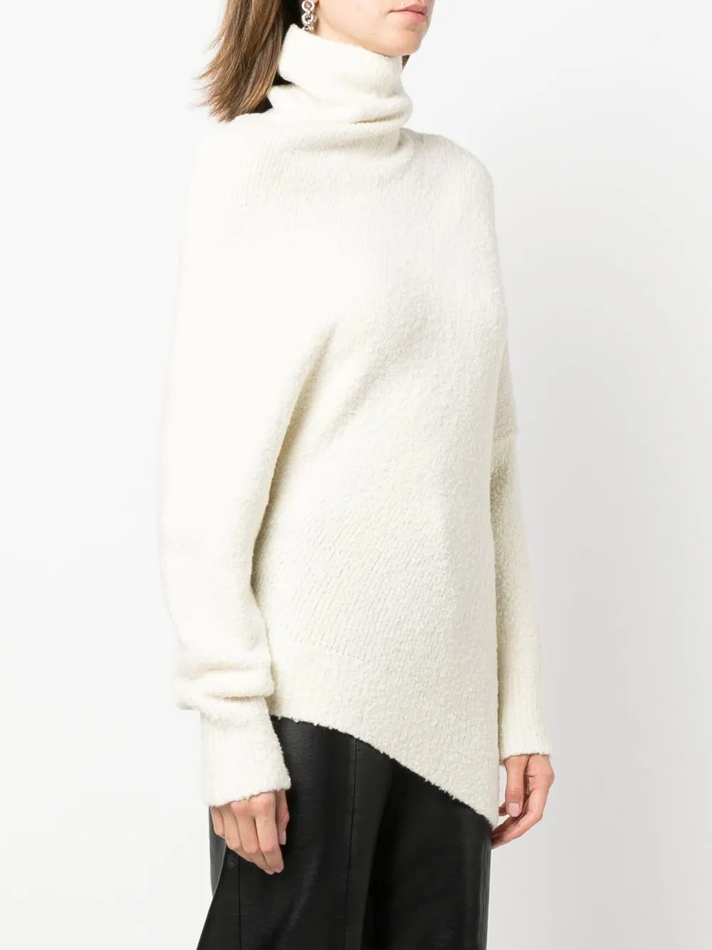 Fuzzy Boucle Asymmetric Sweater - Farfetch
