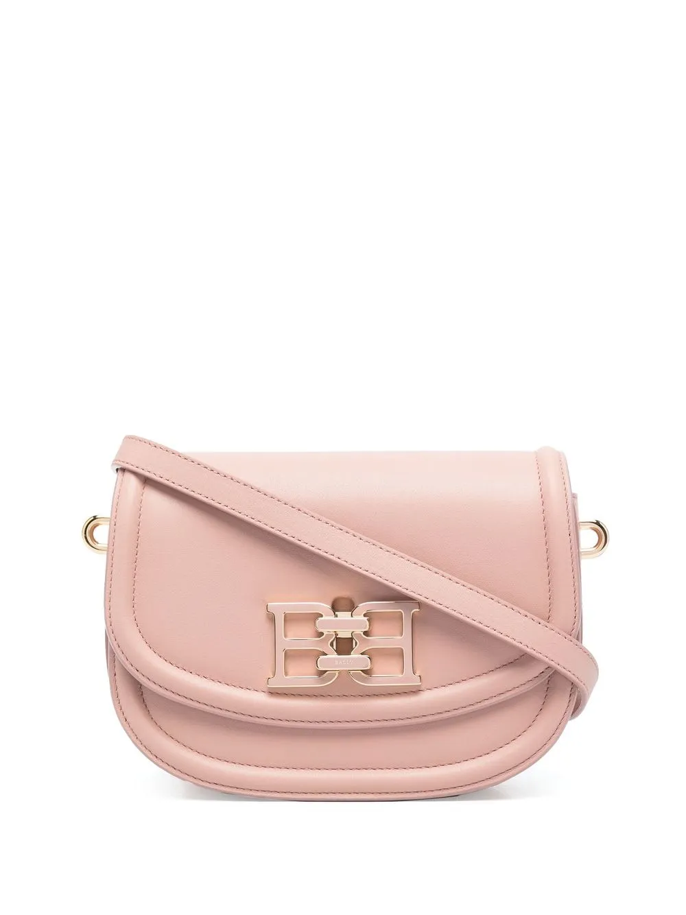 

Bally bolsa de mano con placa del logo - Rosado
