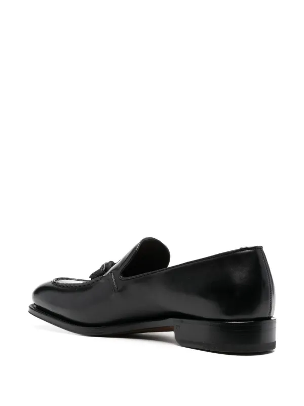 Salvatore Ferragamo Studio Black Tassel Dress Loafer‎ 10 B Made in Italy Salvatore Ferragamo Studio Black Tassel Dress Loafer 10 B  main image 4