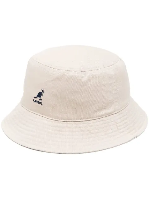 Kangol embroidered-logo bucket hat