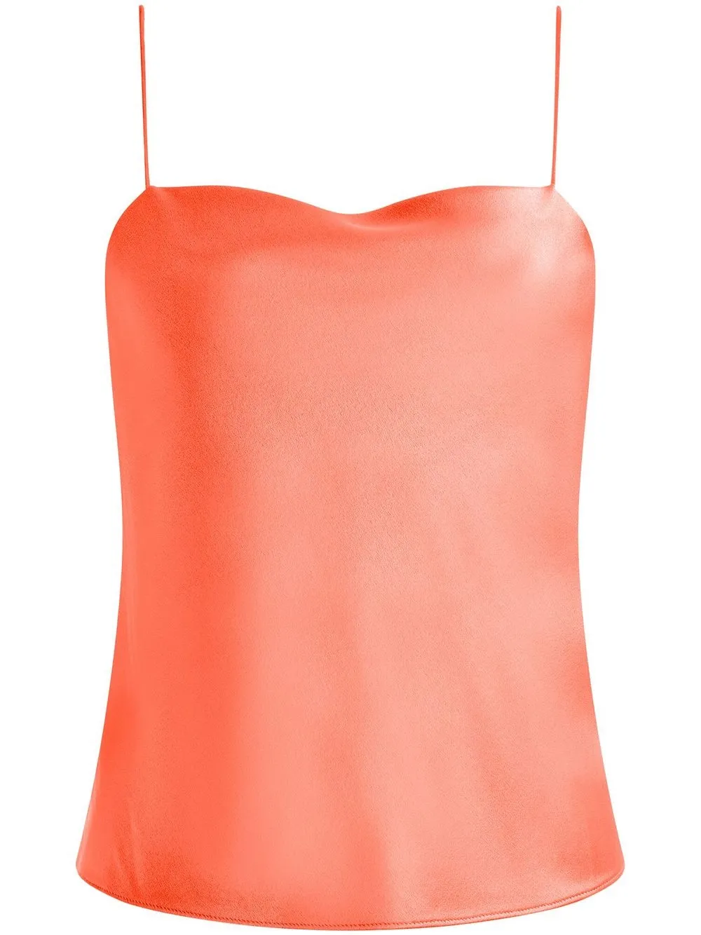 

alice + olivia Harmon drapey slip tank-top - Orange