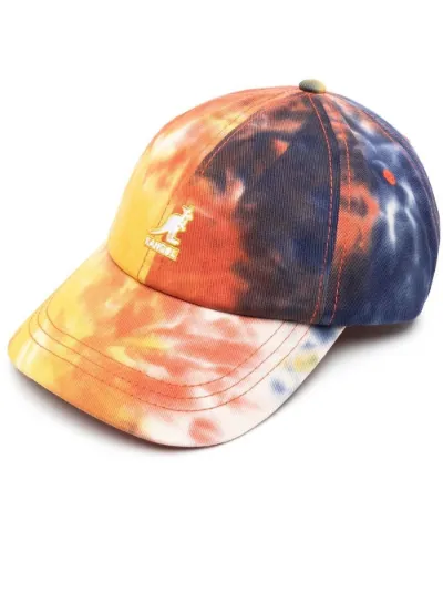 logo-embroidered tie-dye cap | Kangol 