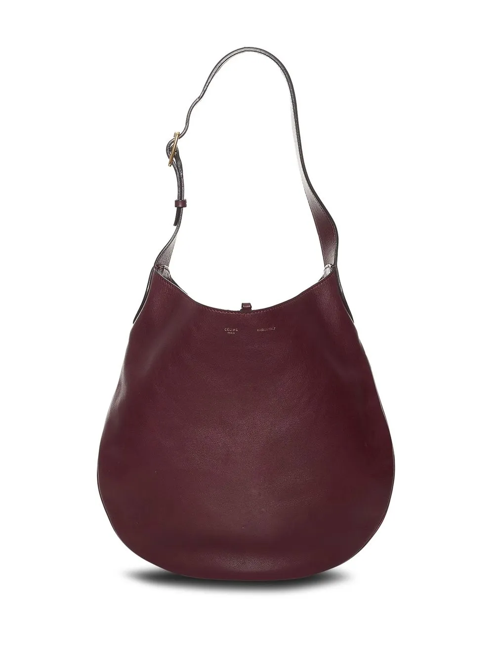 strap-fastened shoulder bag