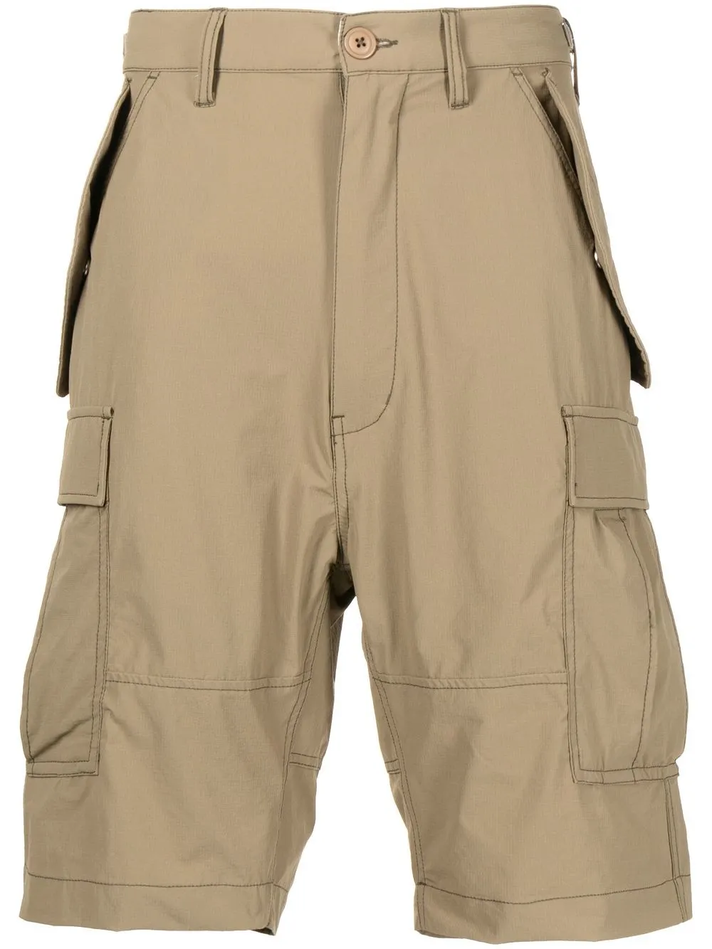 

izzue side cargo-pocket bermuda shorts - Brown