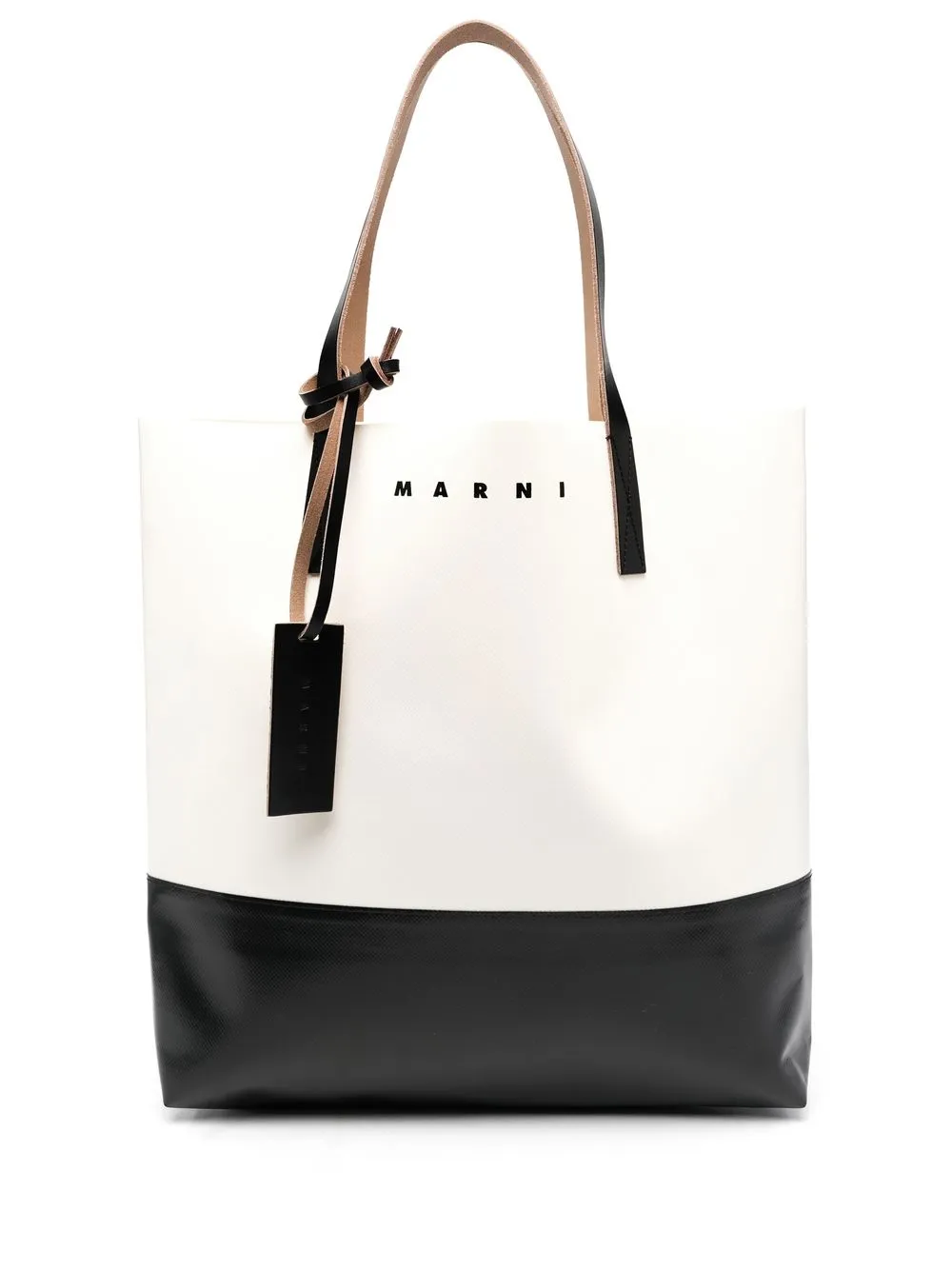 

Marni logo-print tote bag - White