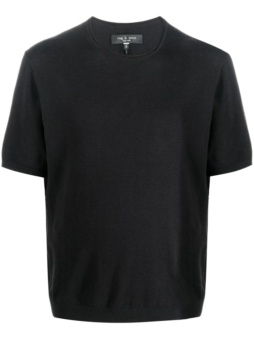 

Rag & Bone top con cuello redondo - Negro