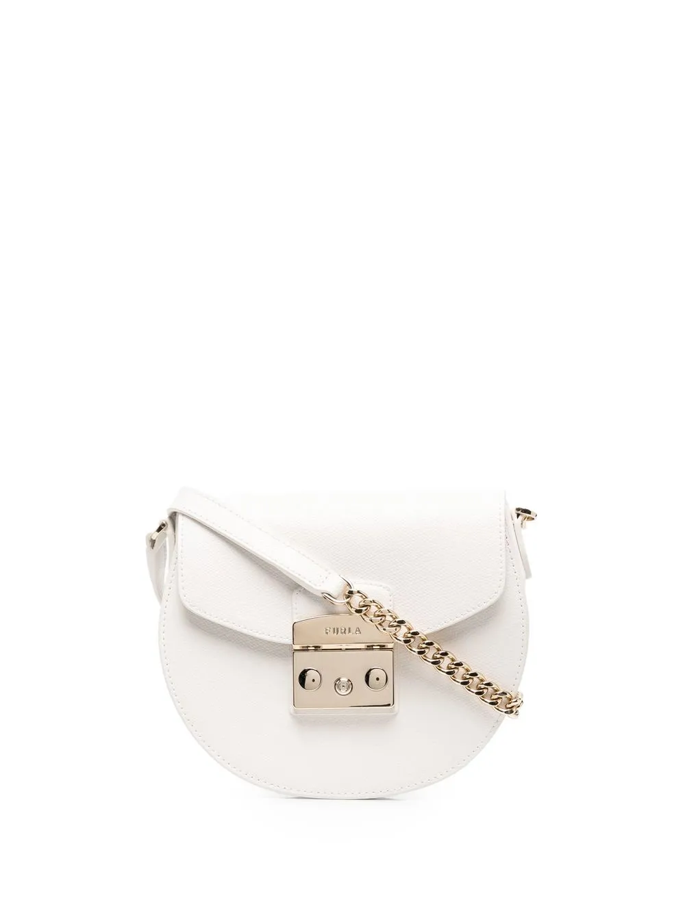 

Furla bolsa crossbody con solapa - Blanco