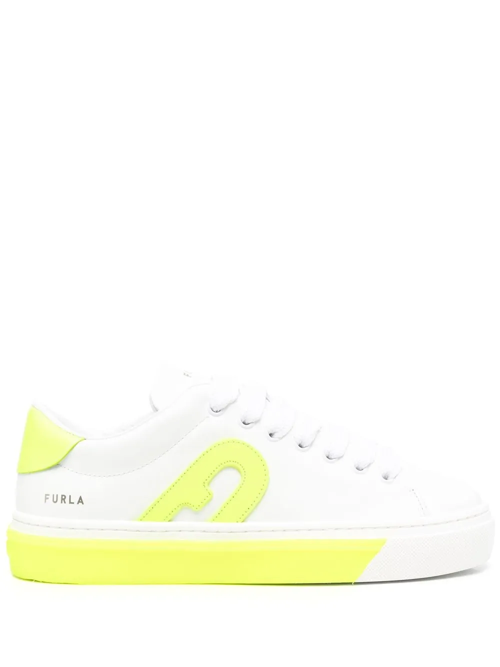 

Furla tenis bajos con agujetas - Blanco