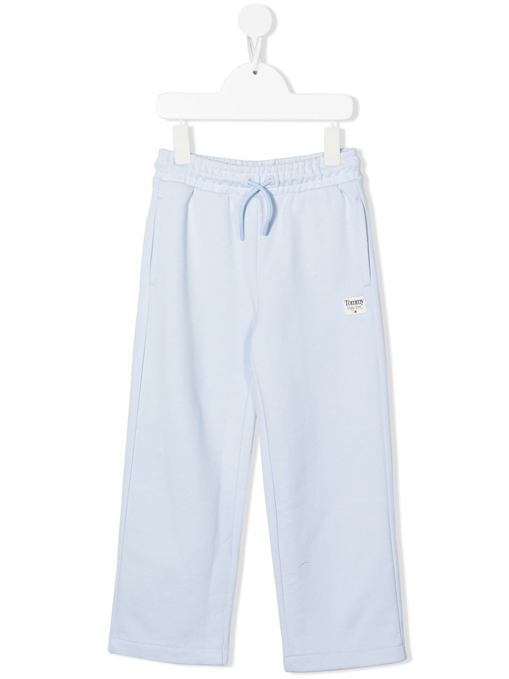 

Tommy Hilfiger Junior pantalones con parche del logo - Azul