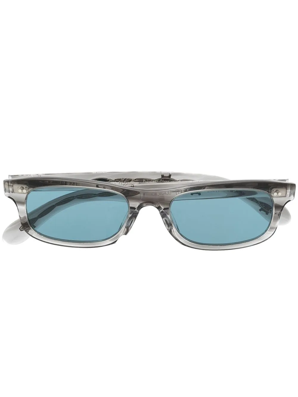 

Oliver Peoples lentes de sol con armazón cuadrada - Gris