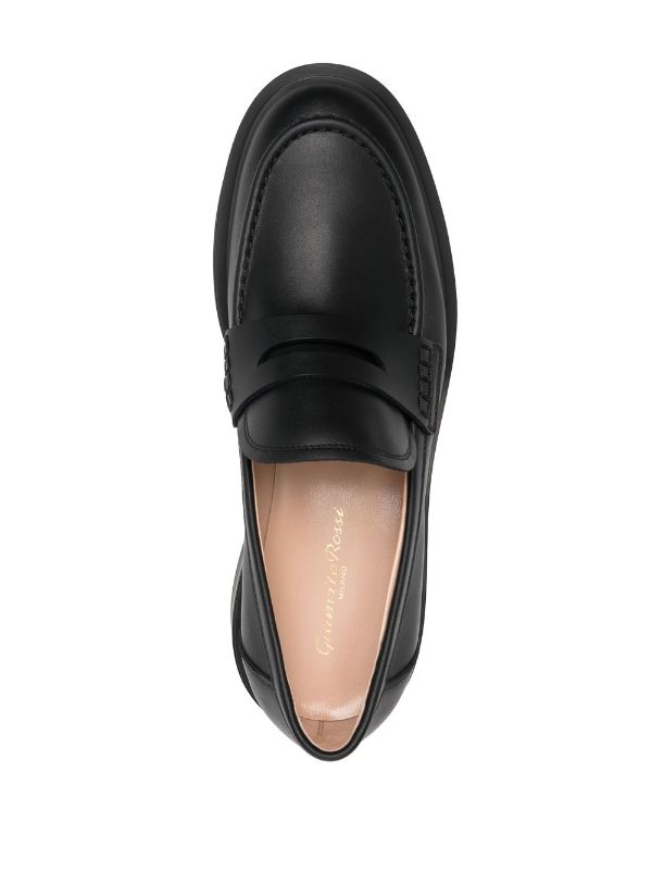 Black penny deals loafers womens