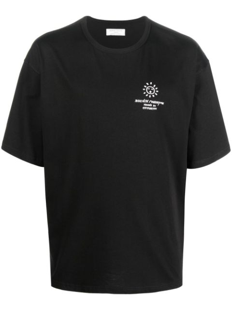 Société Anonyme logo-print cotton T-Shirt 