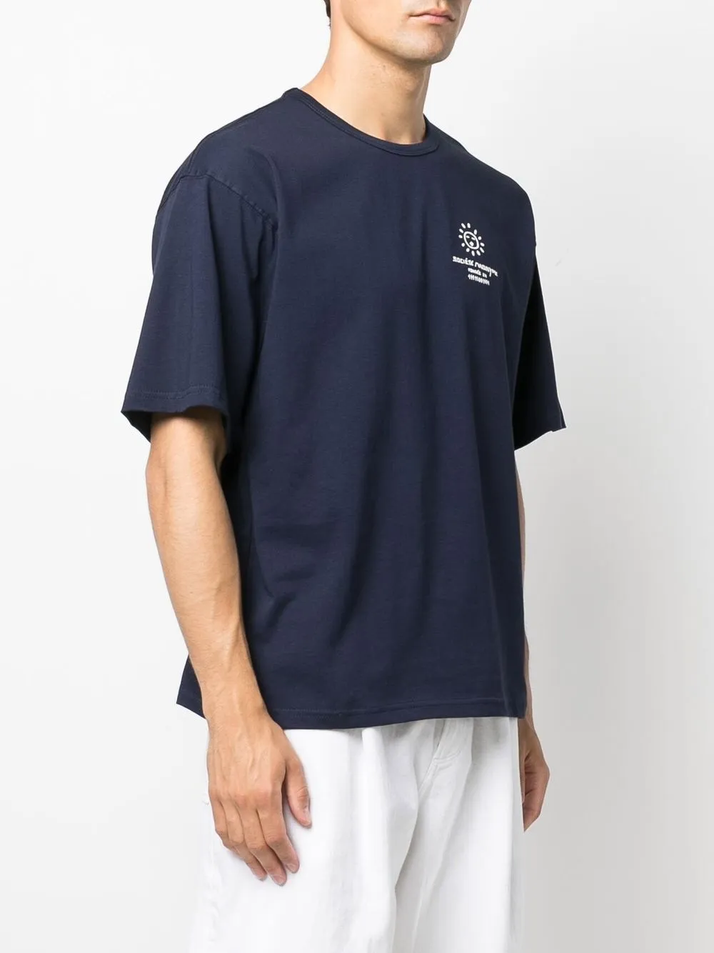 Societe Anonyme Katoen T-shirt Met Logoprint in het Blauw Dames Kleding voor voor Tops voor T-shirts
