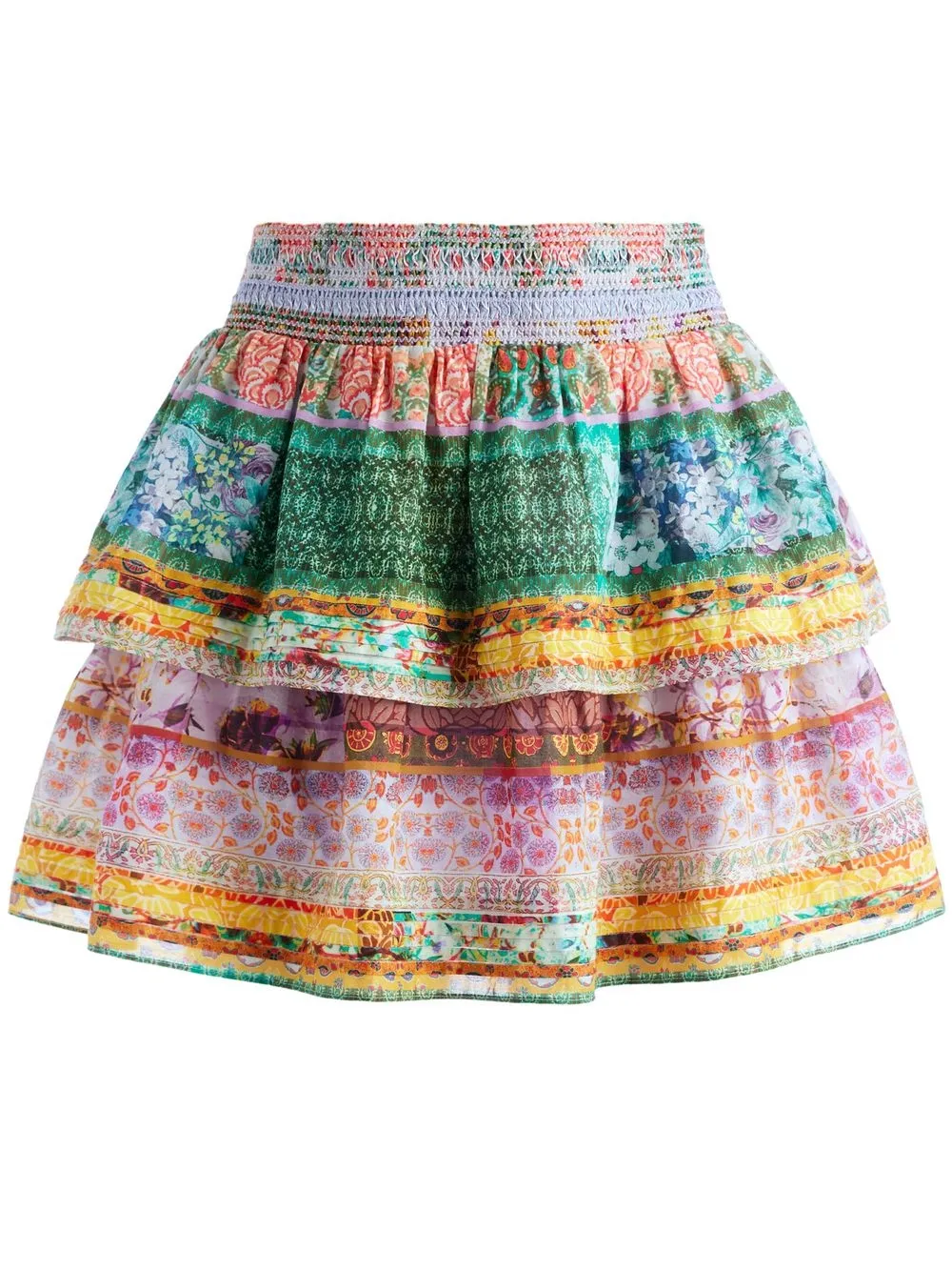 Alice + Olivia Jojo floral-print Mini Skirt - Farfetch