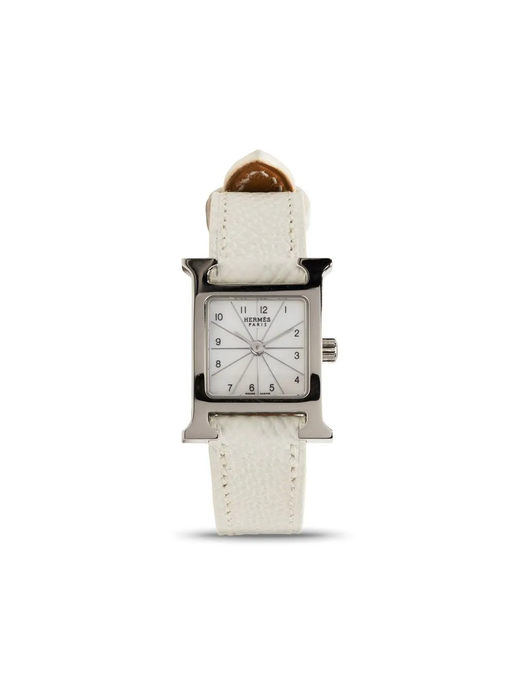 

Hermès reloj Heure H de 20mm 2008 pre-owned - Blanco